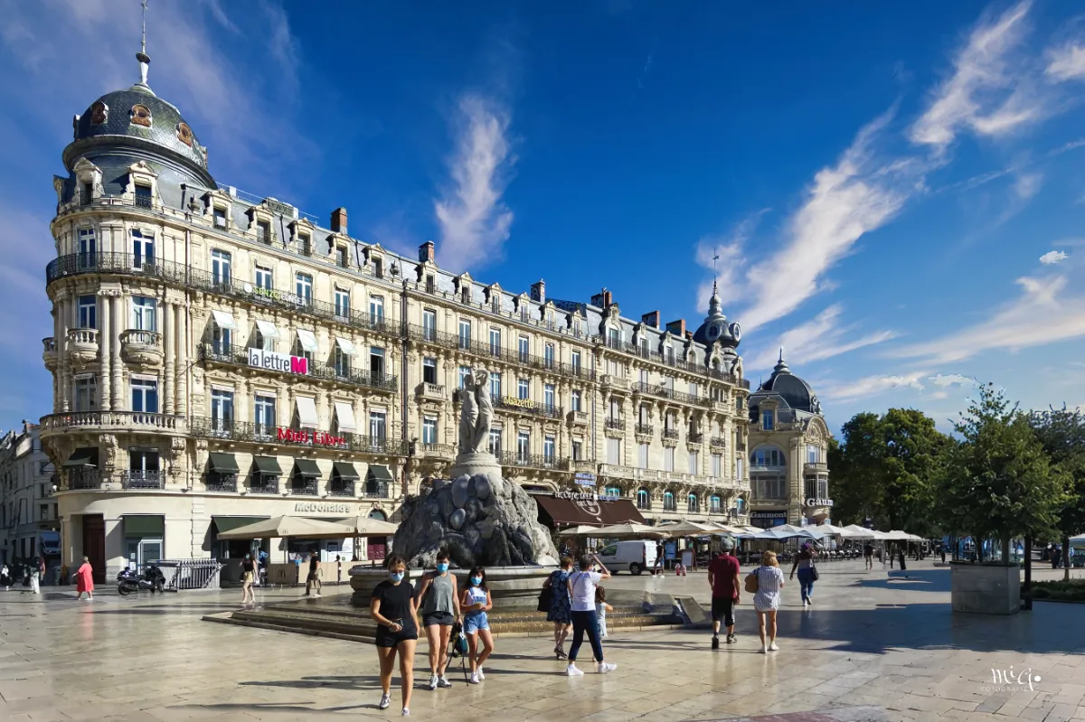 In der Altstadt von Montpellier