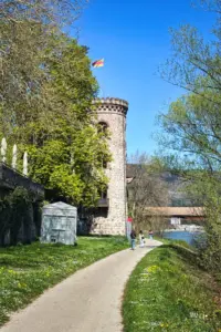 Der Diebesturm in Bad Säckingen war ein Teil der ehemaligen Stadtmauer.